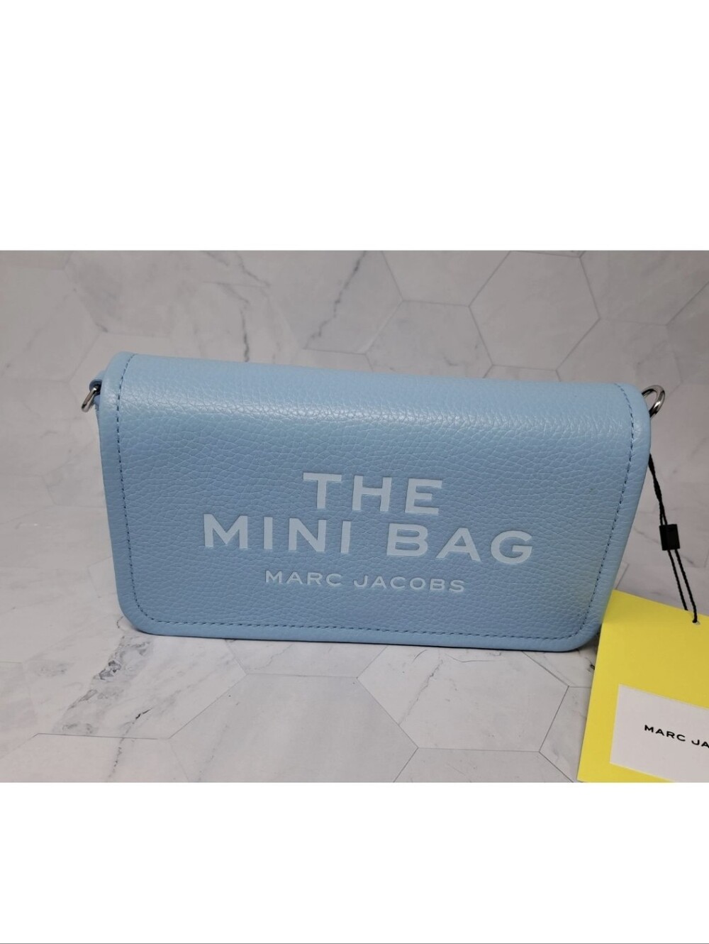 Marc Jacobs "The Mini Bag" - Light Blue - NWT 8x5x1 - Picture 2 of 8